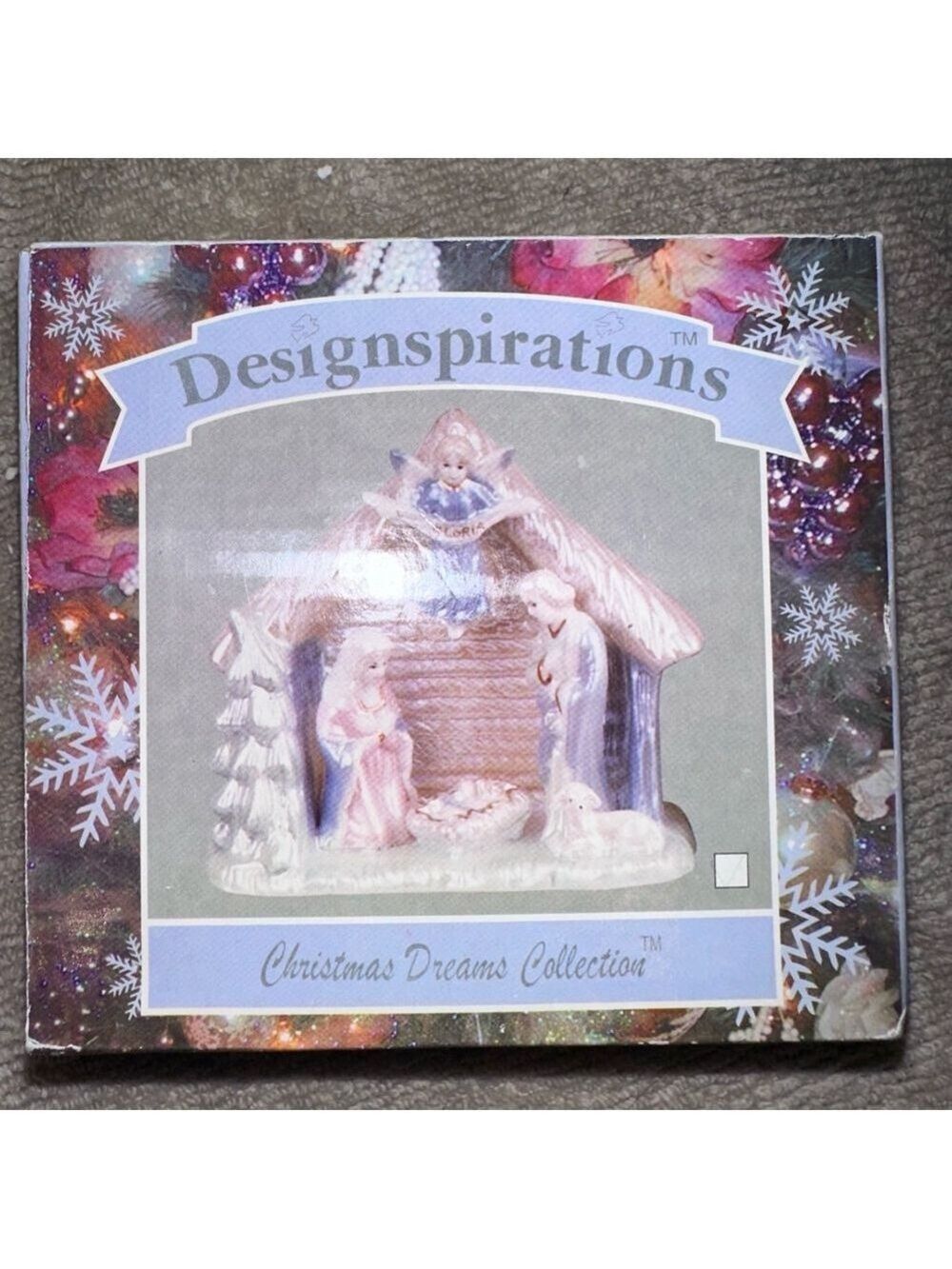 NOS Vintage 2002 Designspirations Christmas Dreams Collection Nativity Figurine